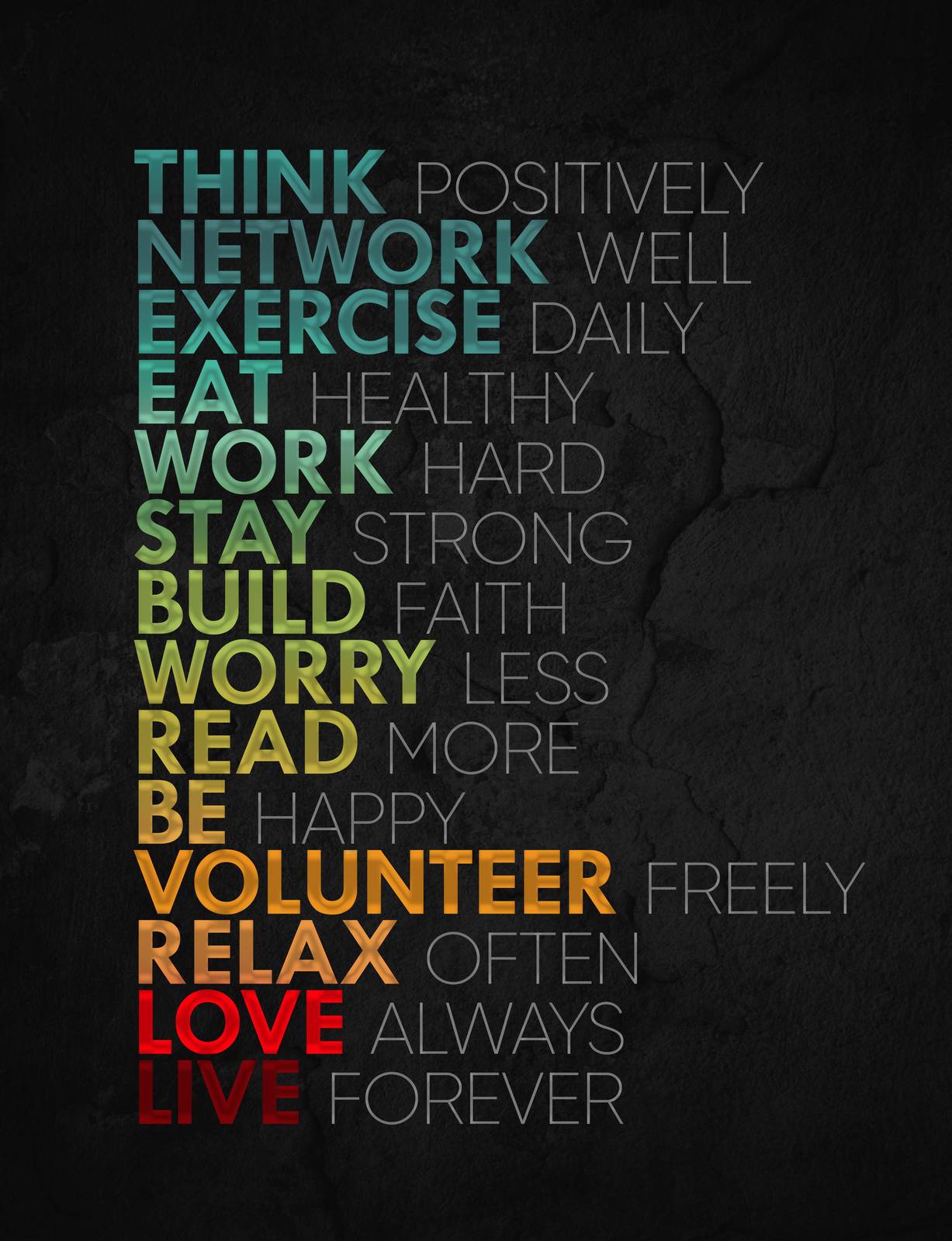 Motivational Words Wall Art for Positive Living