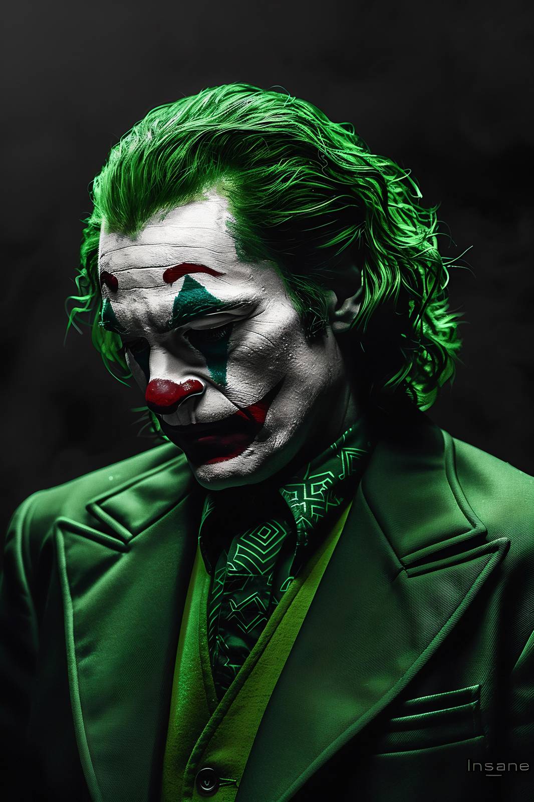 Iconic Joker Portrait Wall Art