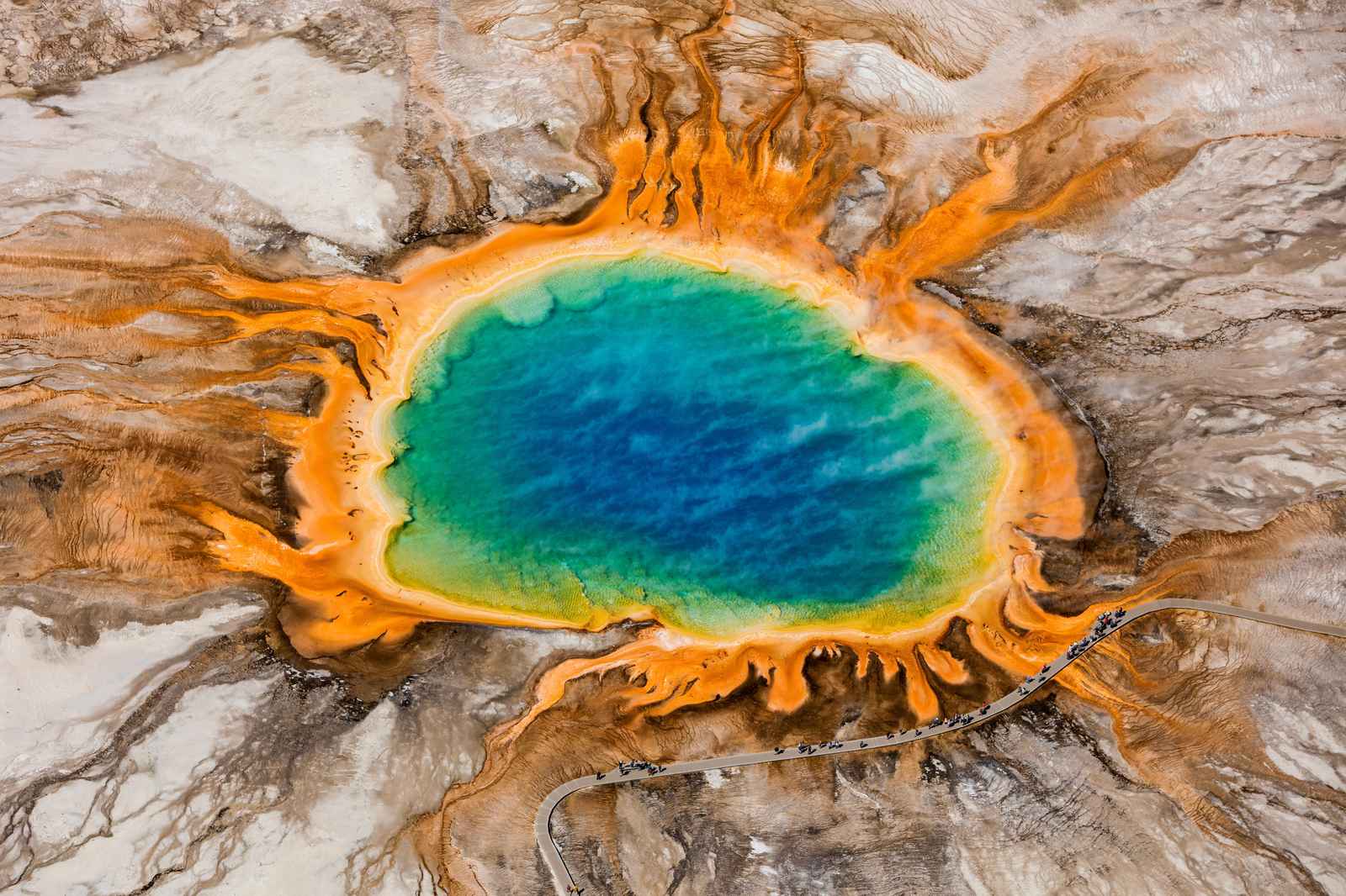 Grand Prismatic Spring Yellowstone Wall Art