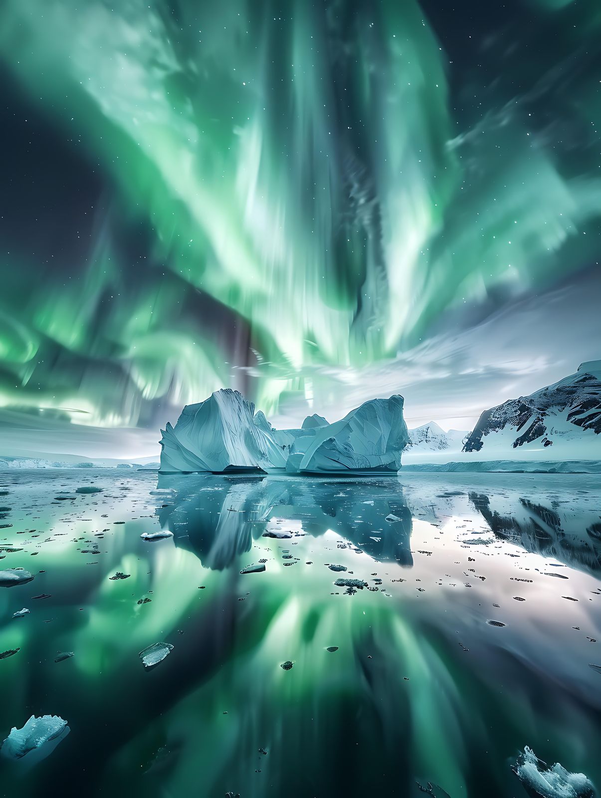 Aurora Iceberg Serenity Wall Art