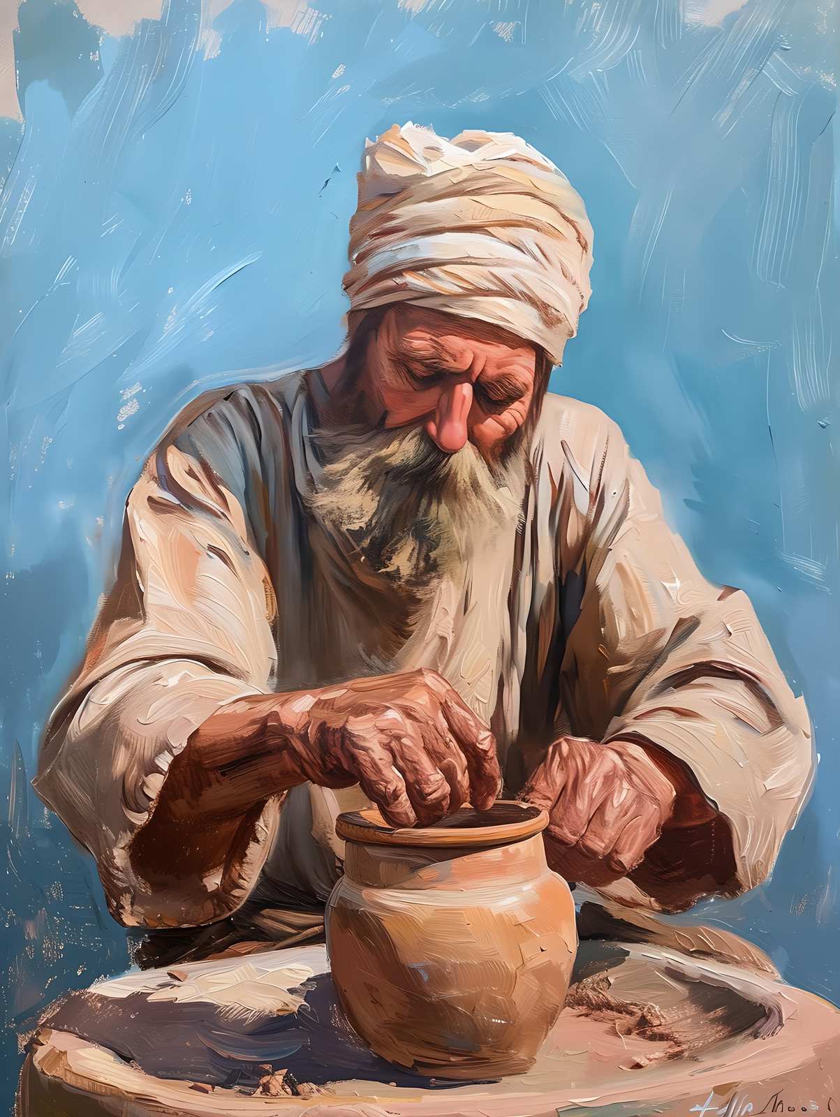 Master Potter Serenity & Skill Wall Art