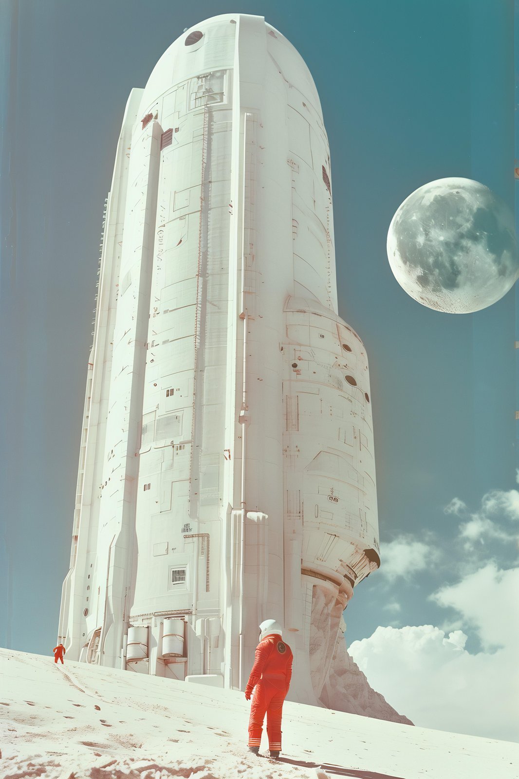Epic Space Odyssey Rocket Wall Art