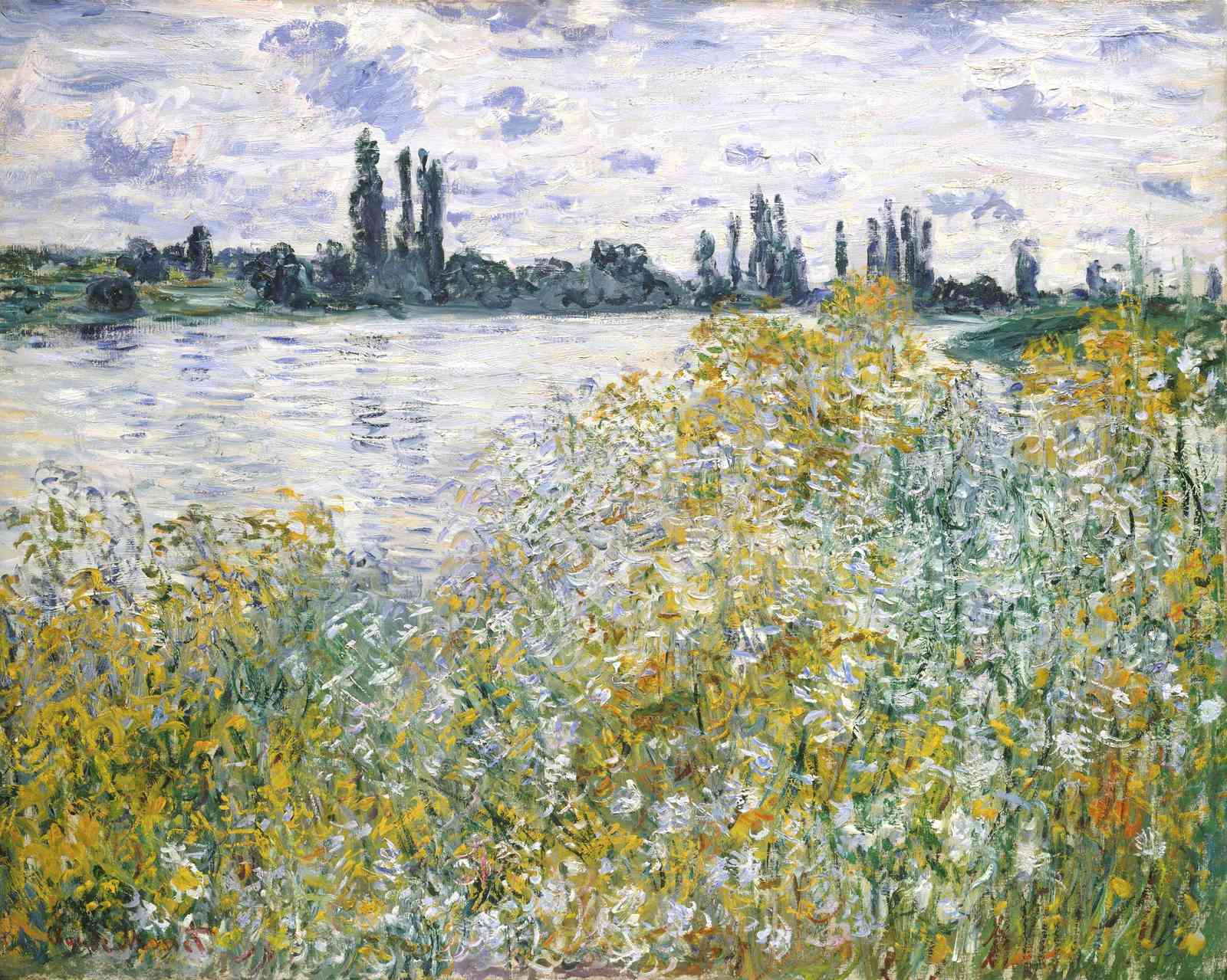Impressionist River Landscape Wall Art