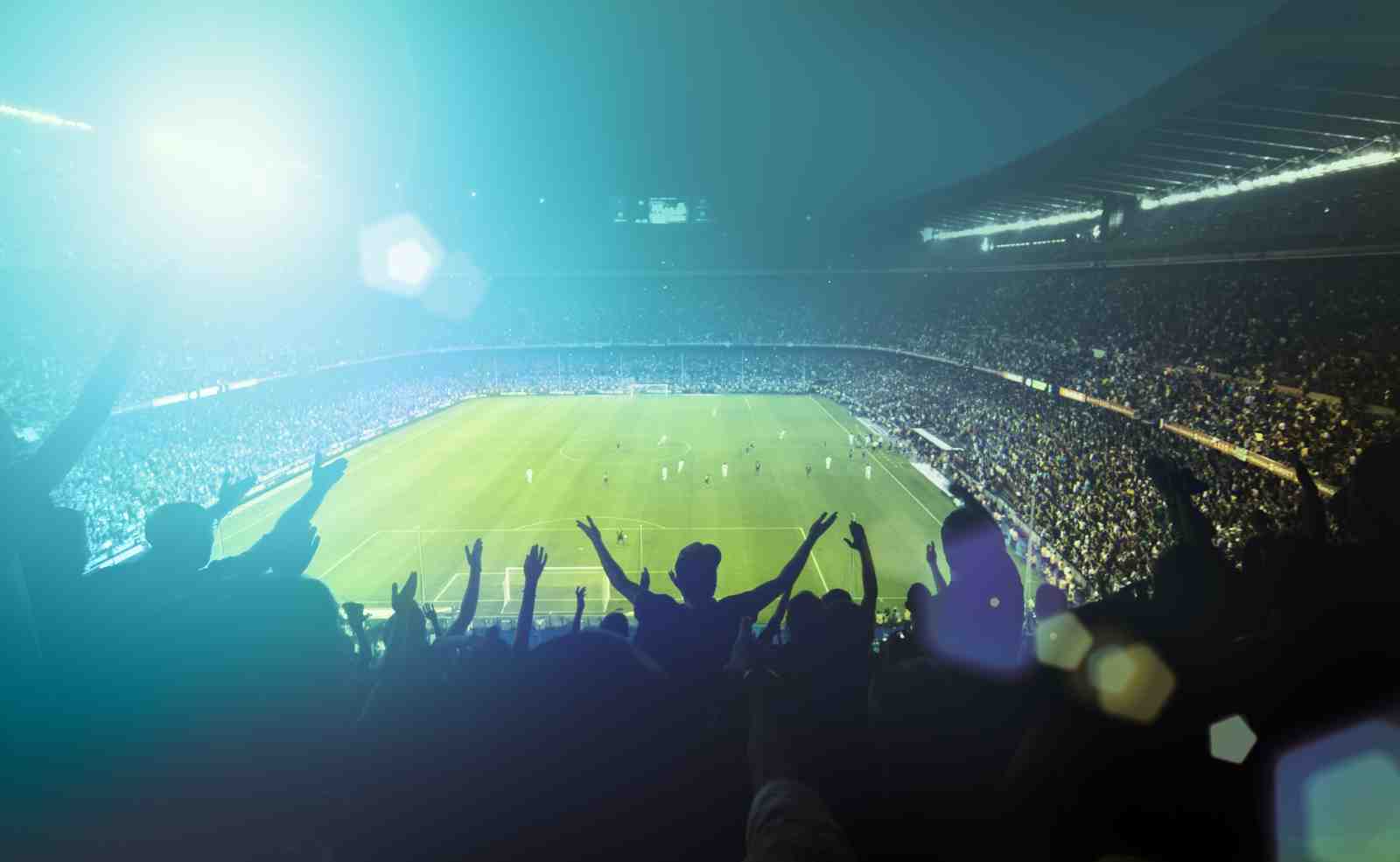 Electric Stadium Crowd Football Wall Art