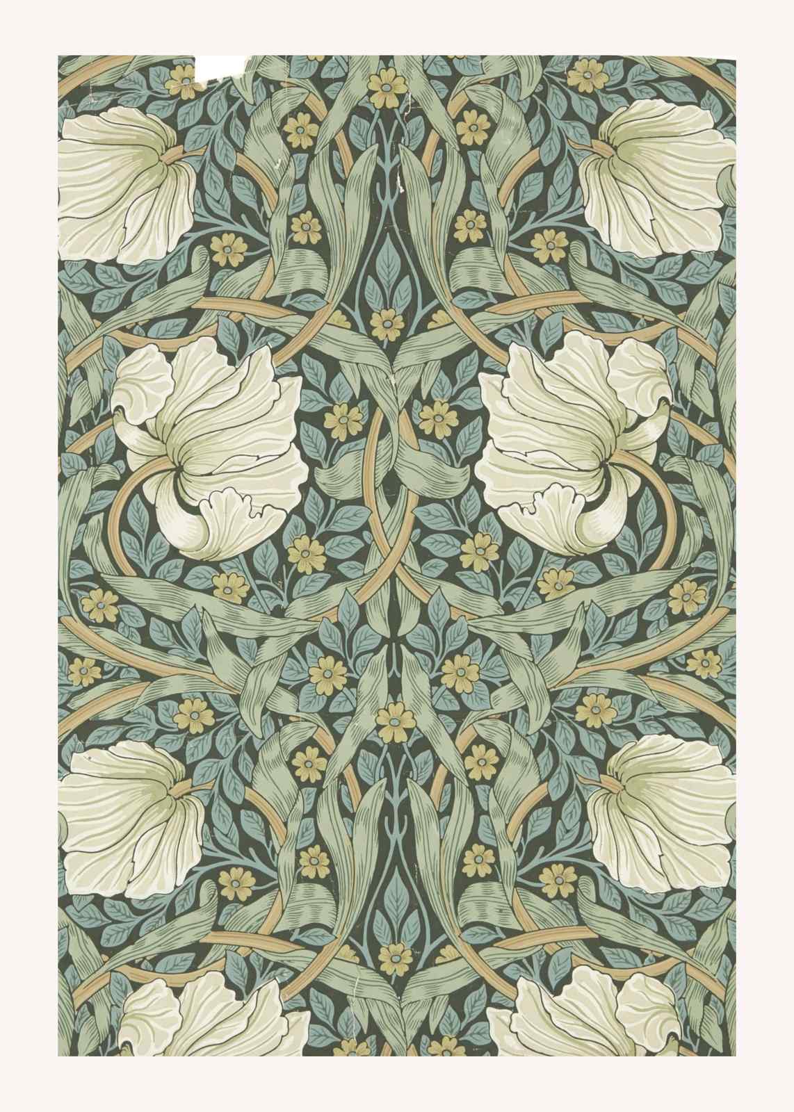William Morris Floral Botanical Wall Art