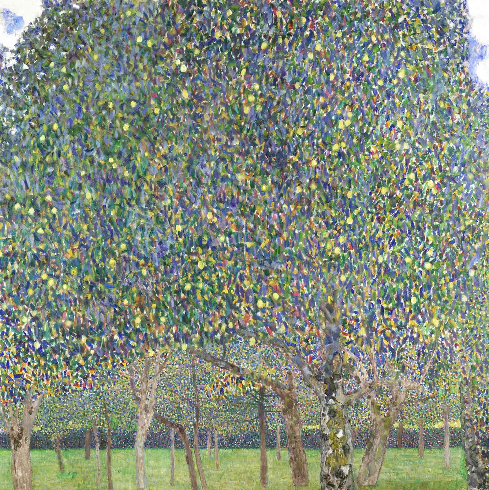 Vibrant Orchard View Impressionist Wall Art