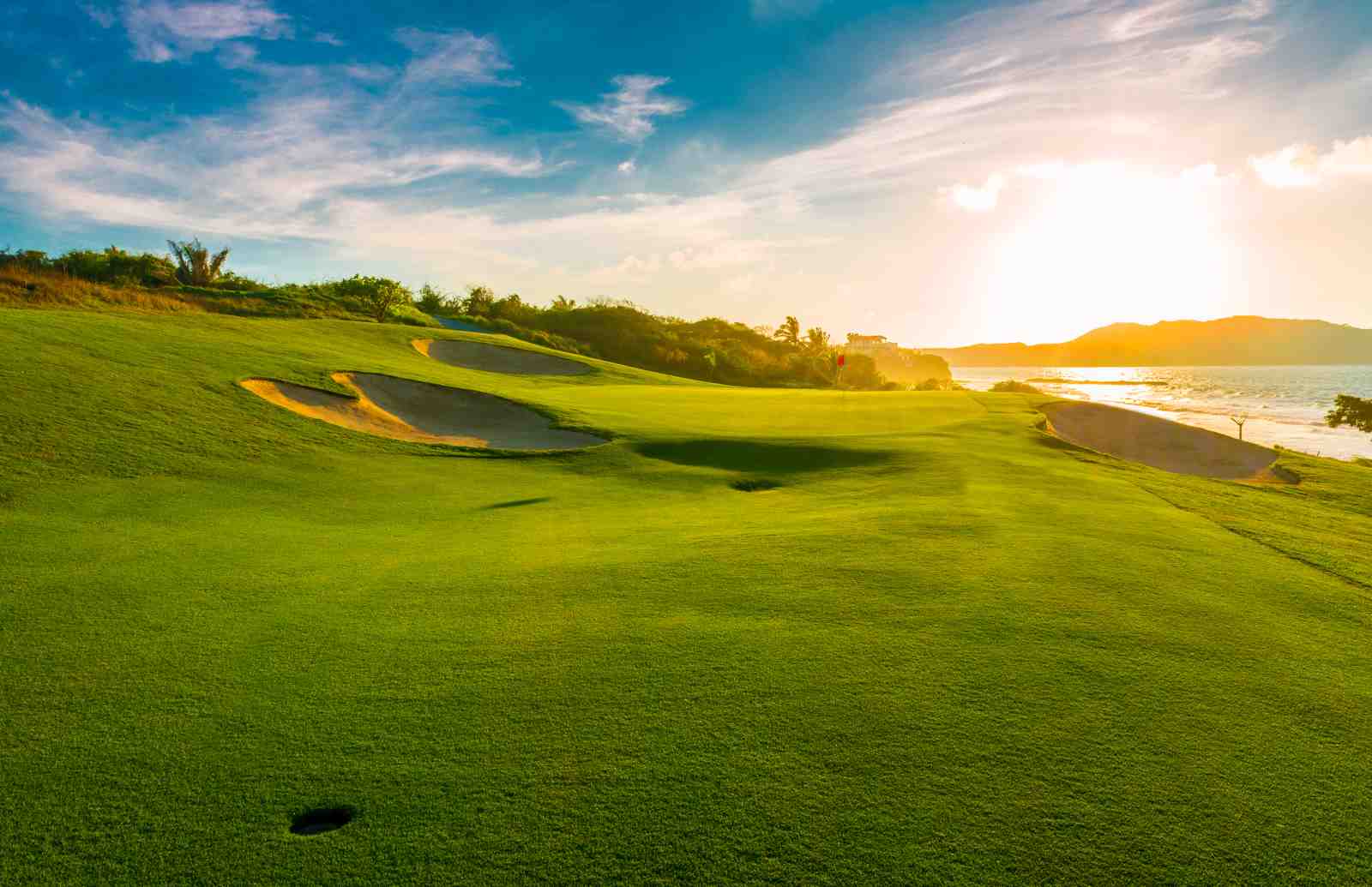 Tropical Golf Course Paradise Wall Art