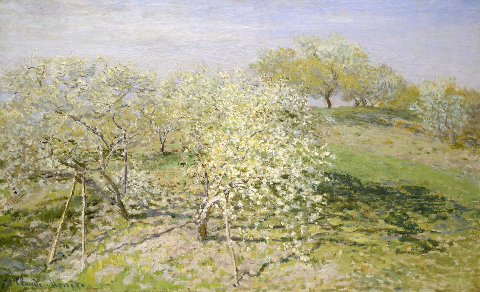 Blooming Orchard Landscape Wall Art