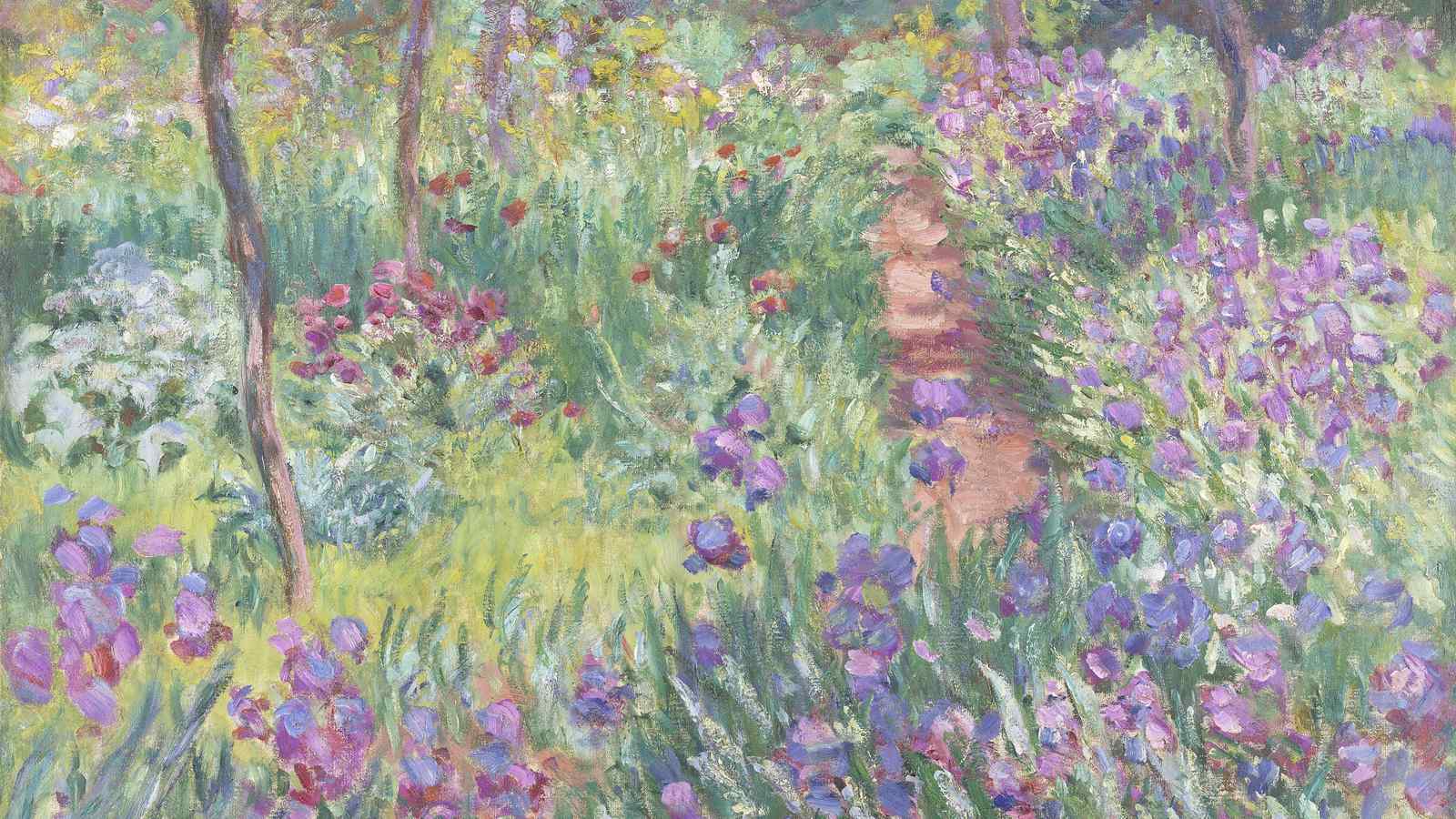 Monet's Garden Path Wall Art