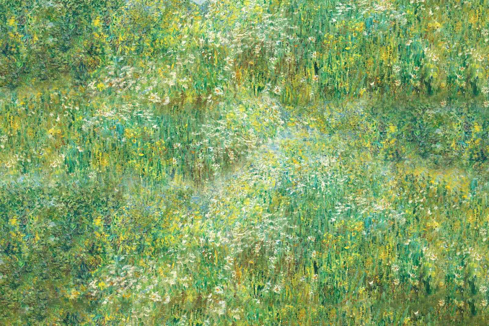 Vibrant Meadow Impressionist Landscape Wall Art