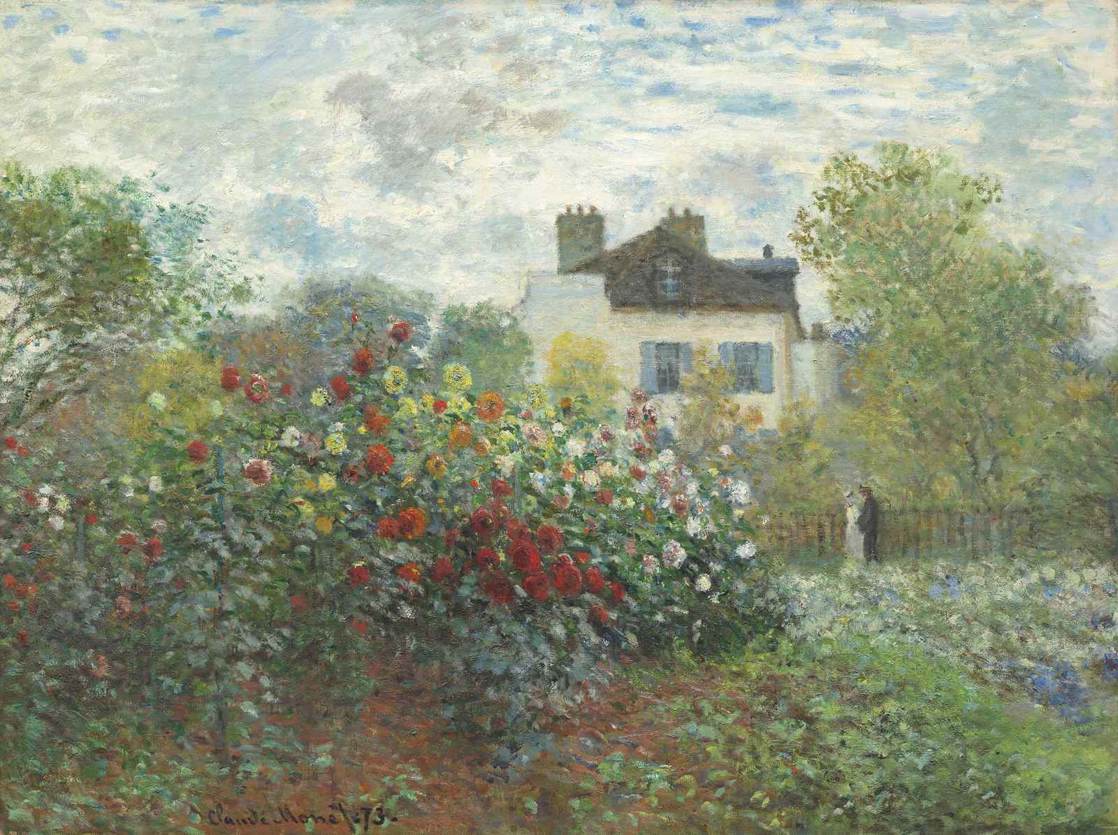 Monet's Garden Serenity Wall Art