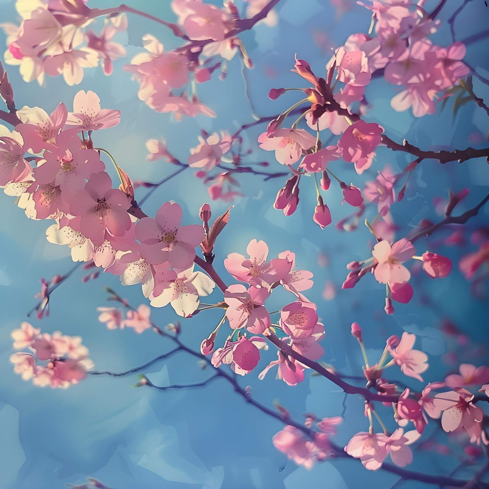 Serene Cherry Blossoms Wall Art