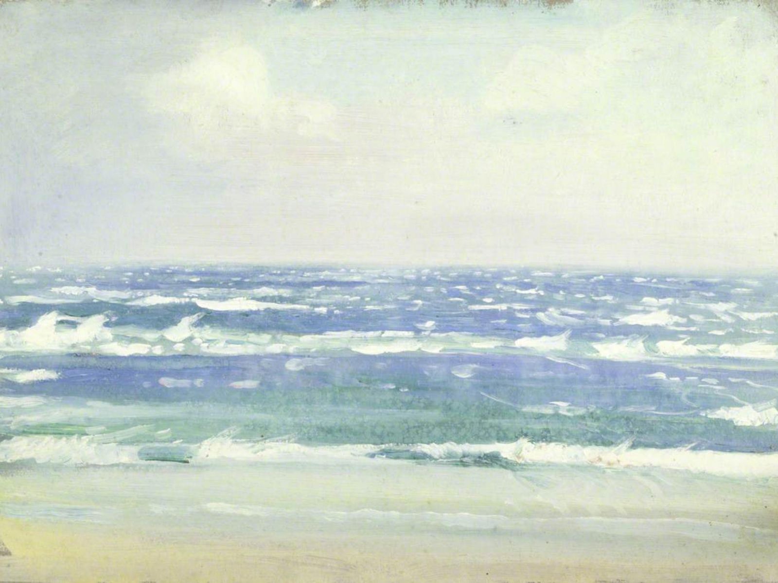 Serene Ocean Waves Seascape Wall Art