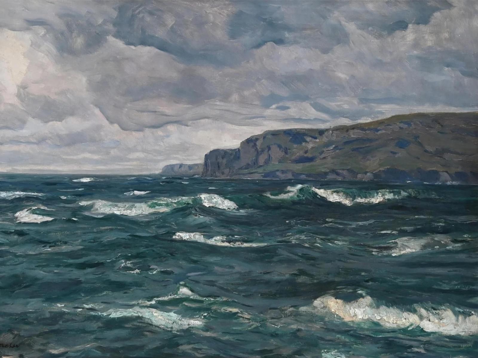 Dramatic Coastal Waves Wall Art