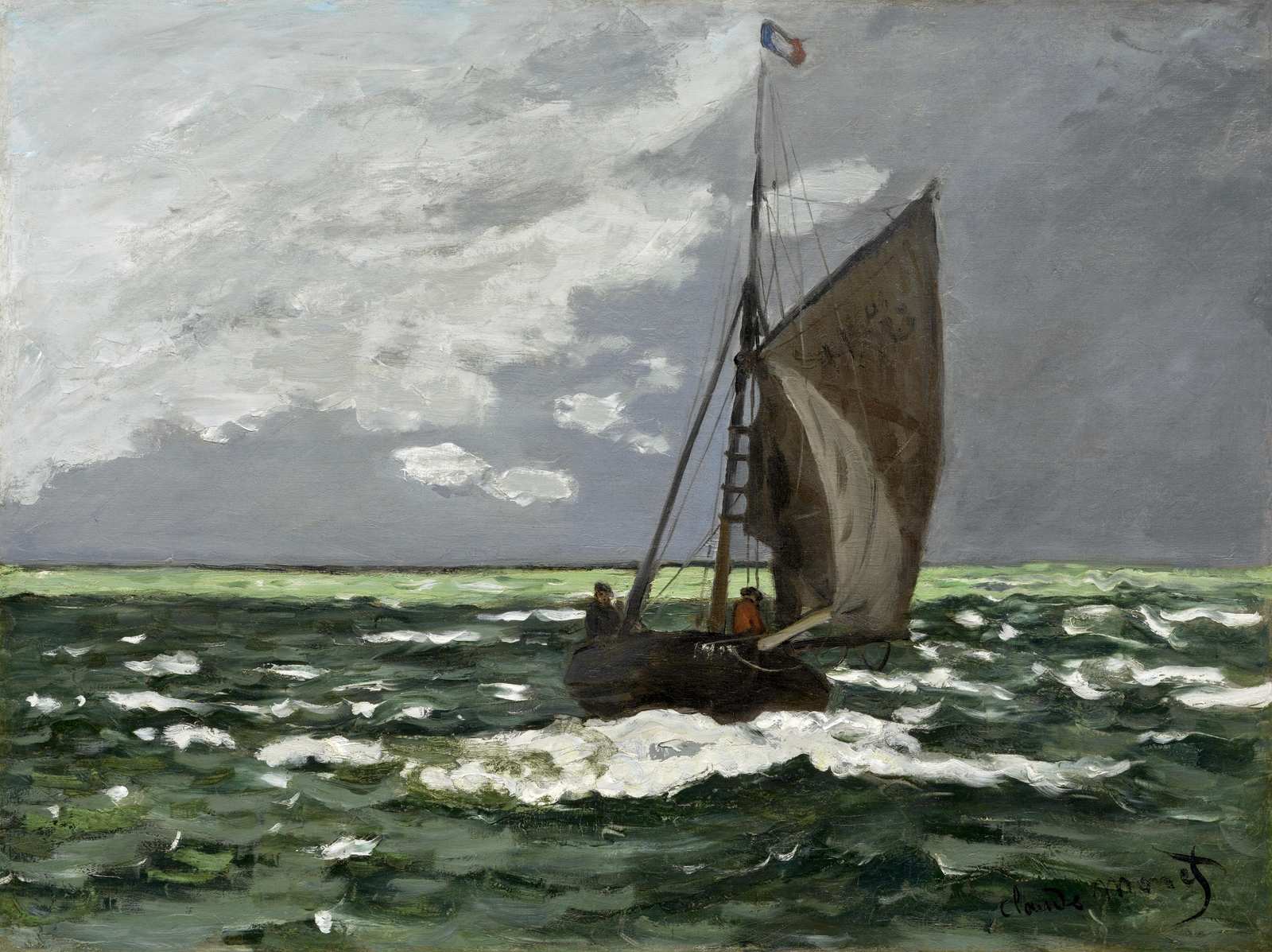 Impressionist Sailboat Seascape Wall Art