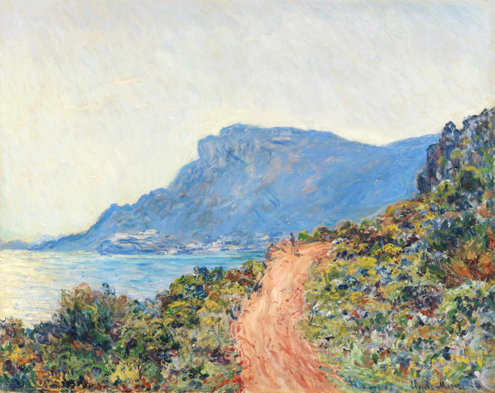 Impressionist Coastal Path Wall Art