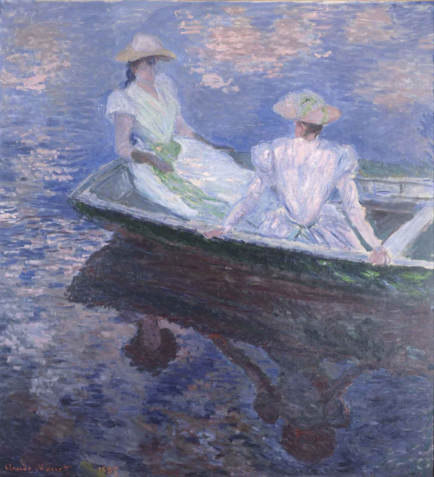 Impressionist Rowing Serenity Wall Art