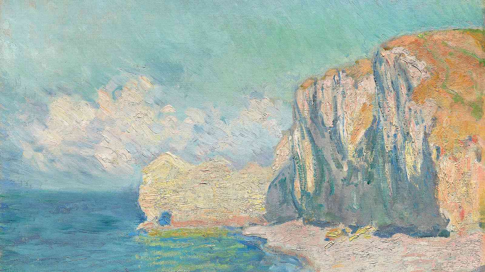 Impressionist Coastal Cliffs Wall Art