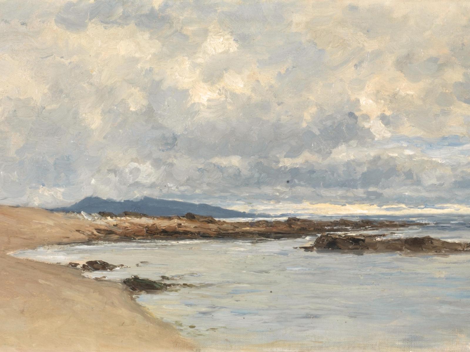 Coastal Serenity Beach Landscape Wall Art