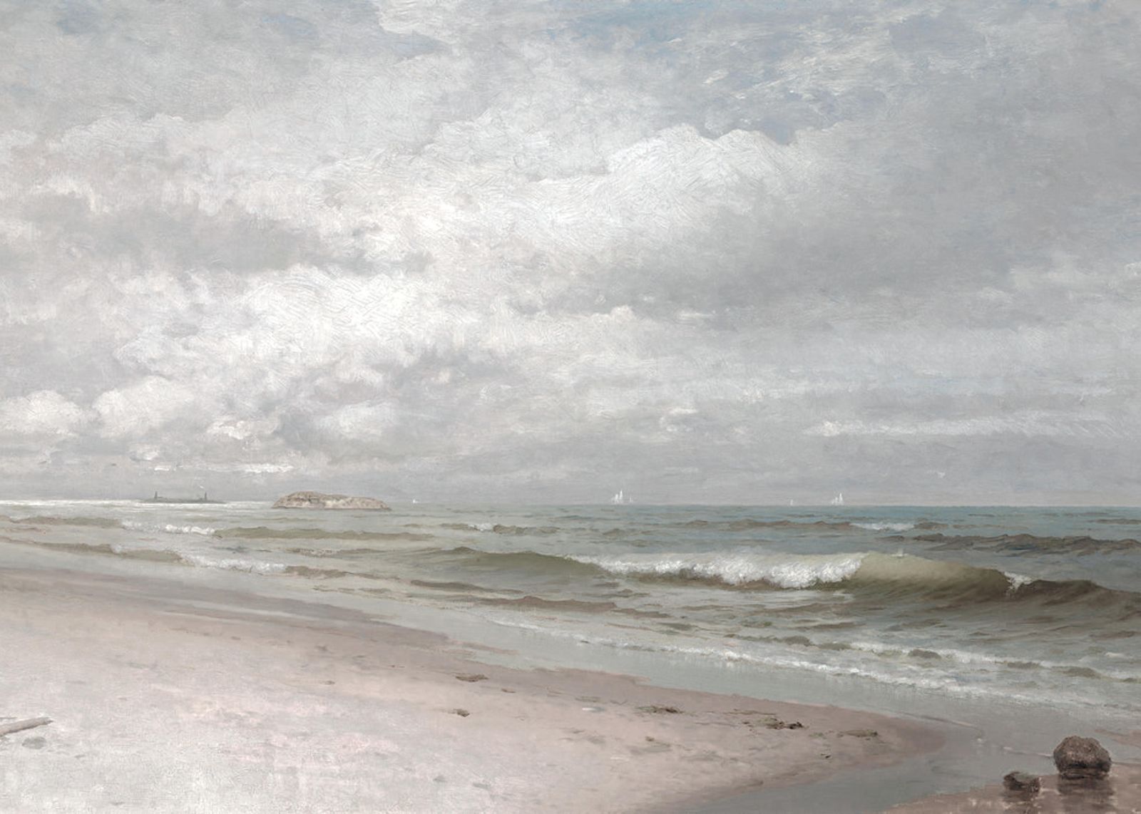 Serene Coastal Waters Wall Art