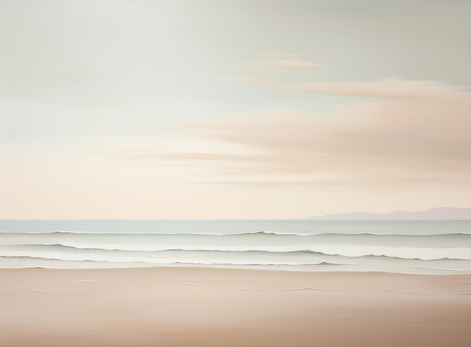Serene Coastal Sunset Wall Art