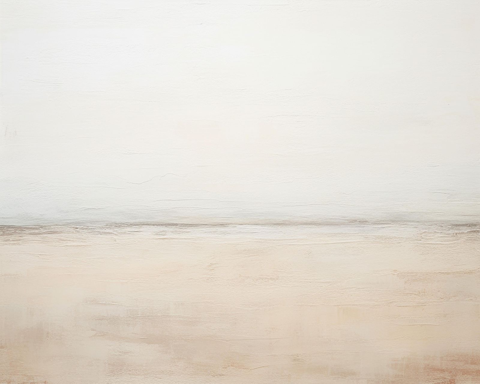 Serene Horizon Textured Abstract Wall Art