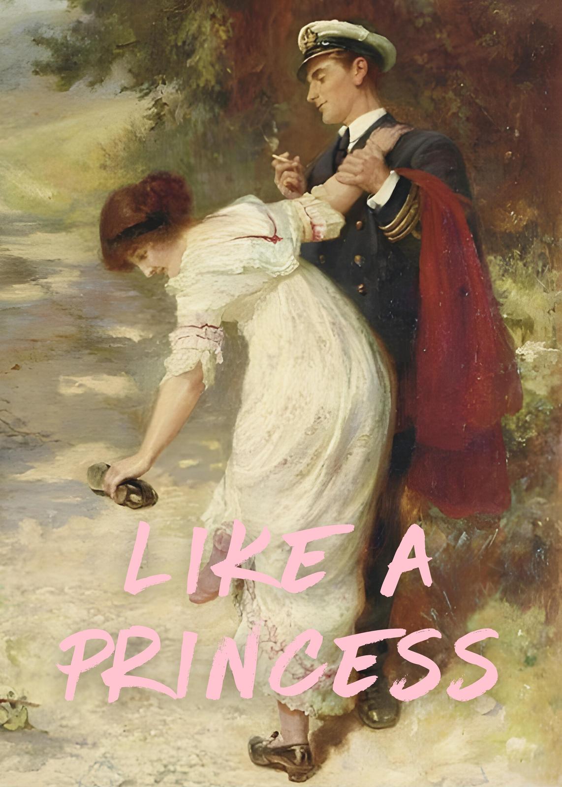 Romantic Victorian Couple Wall Art