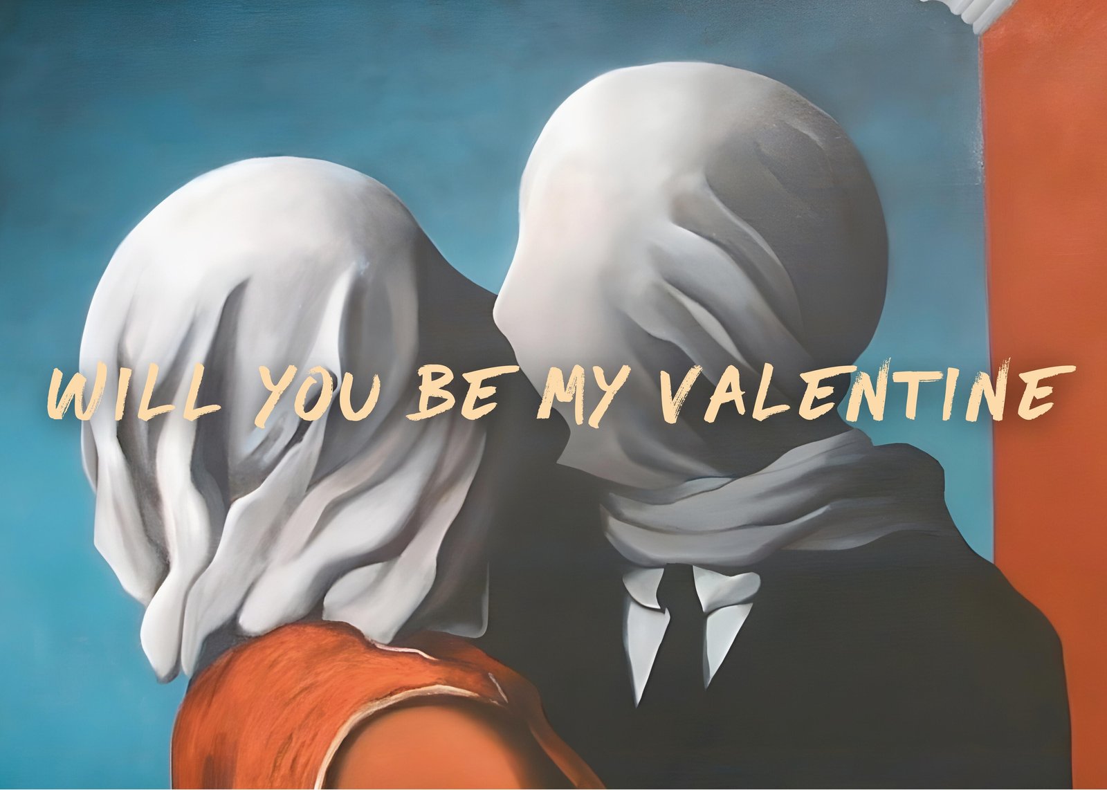Mysterious Embrace Valentine's Wall Art
