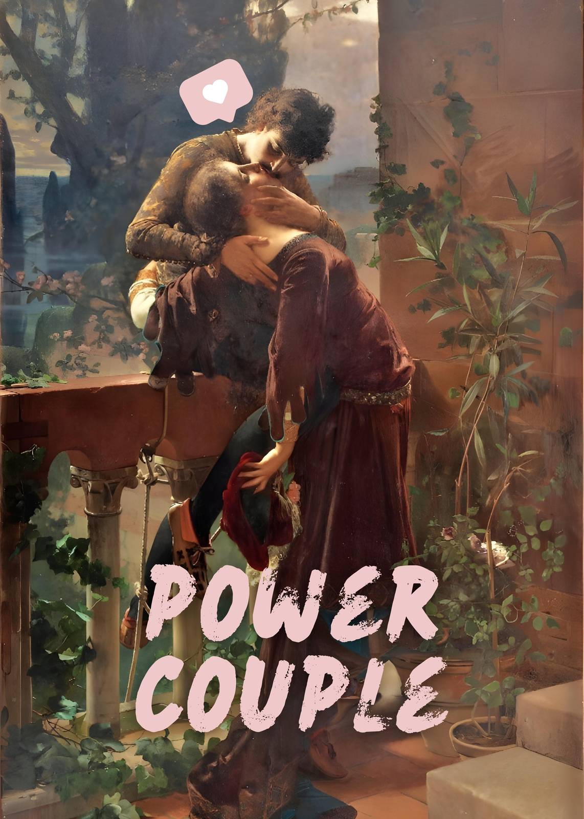 Romantic Embrace "Power Couple" Wall Art