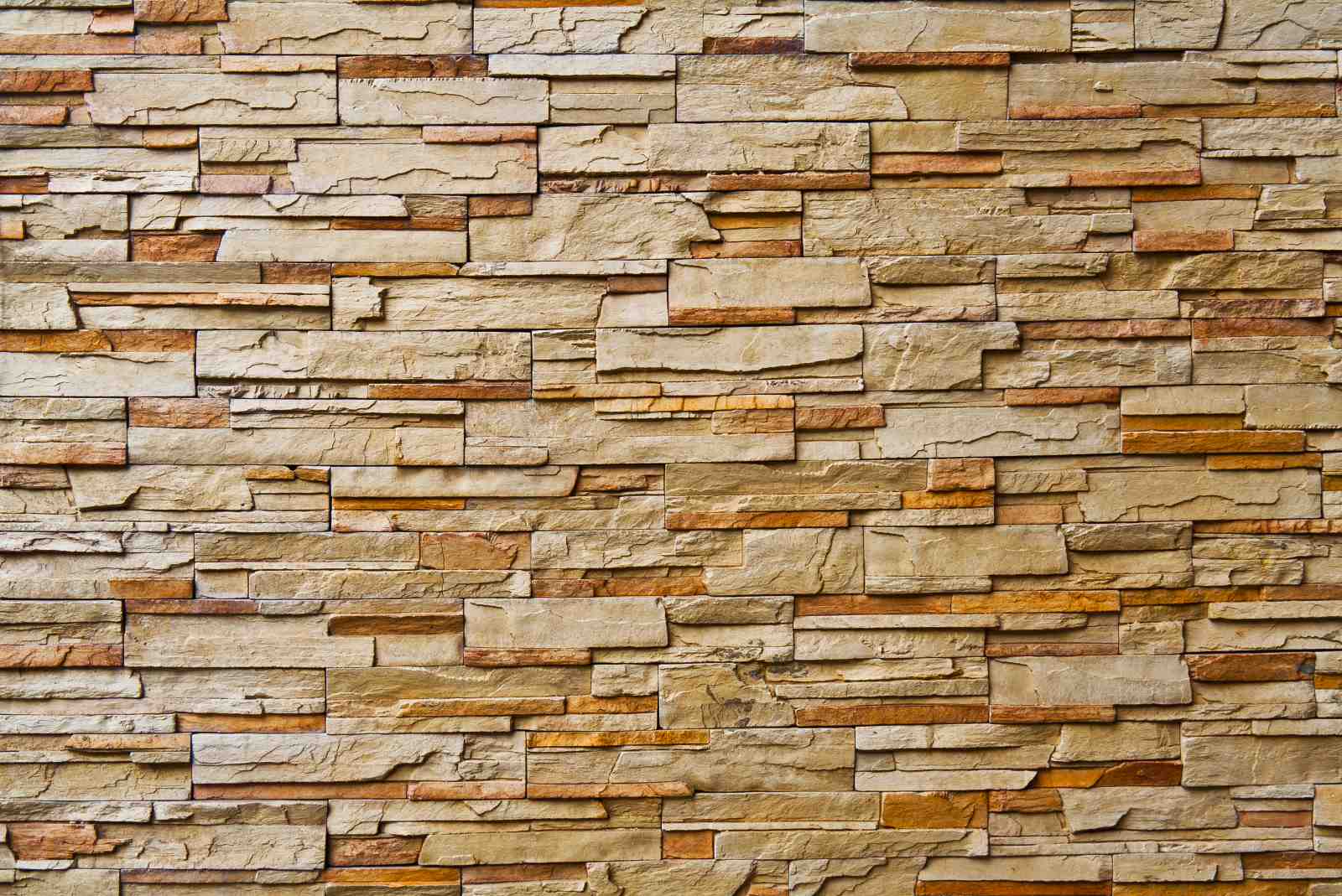Rustic Stone Wall Texture Wall Art - Natural Home Decor
