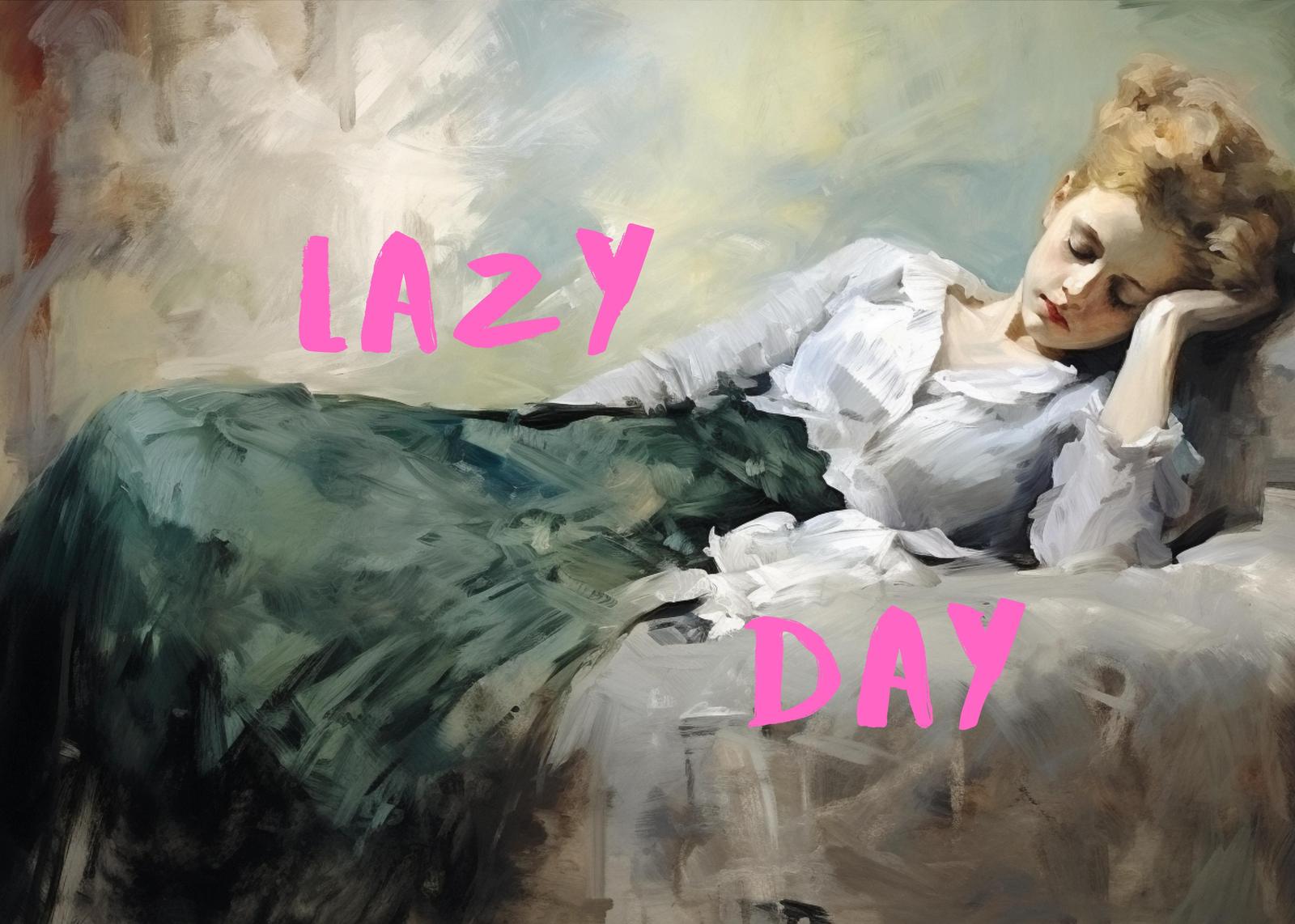 Lazy Day Vintage Art Wall Art