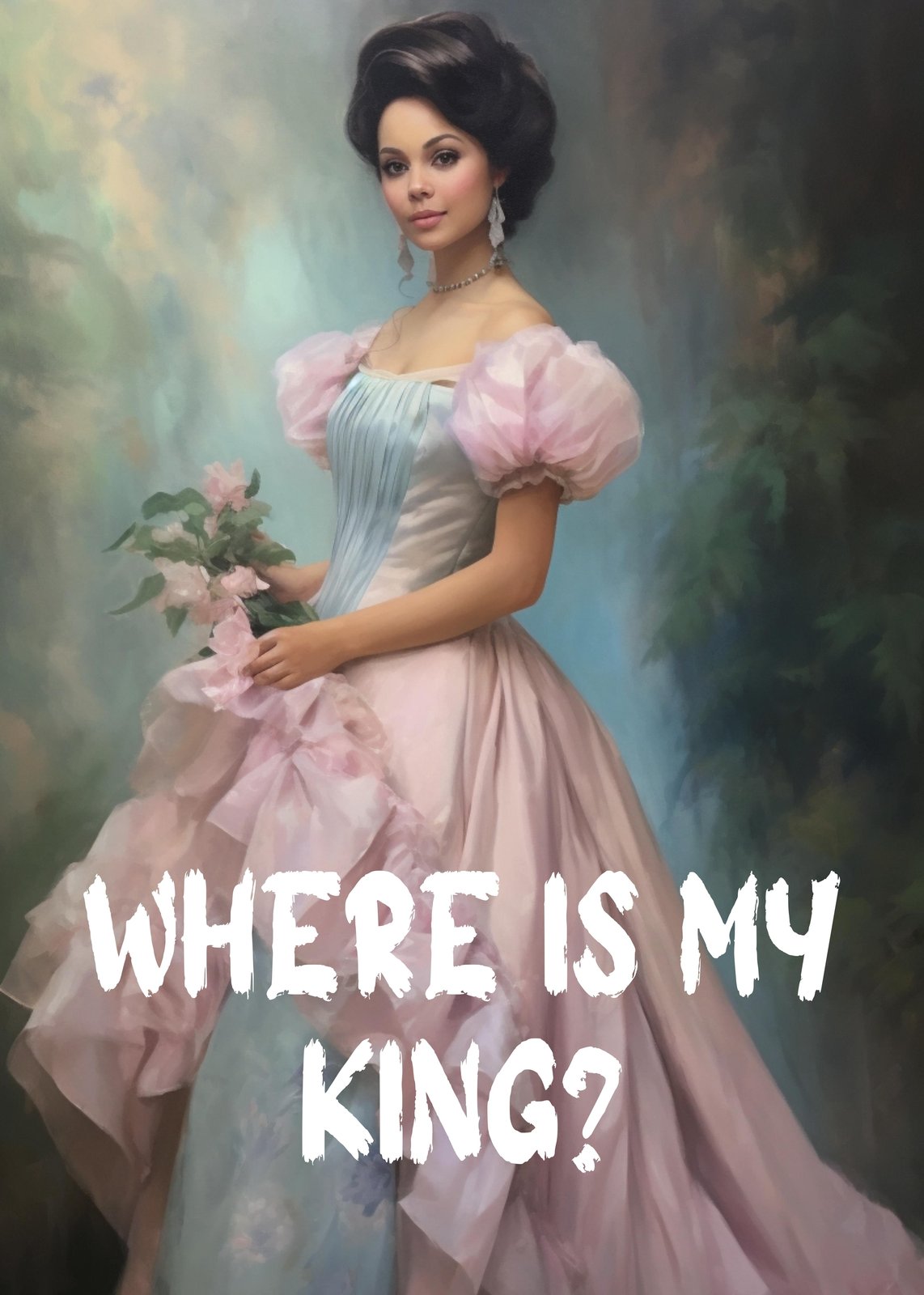 Victorian Beauty "Where Is My King?" Wall Art