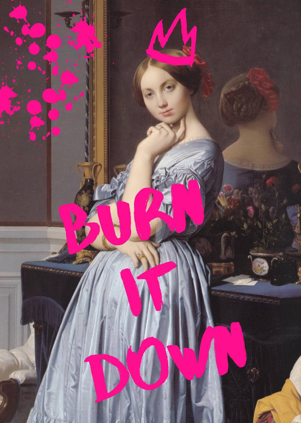 Rebellious Royal Portrait Wall Art