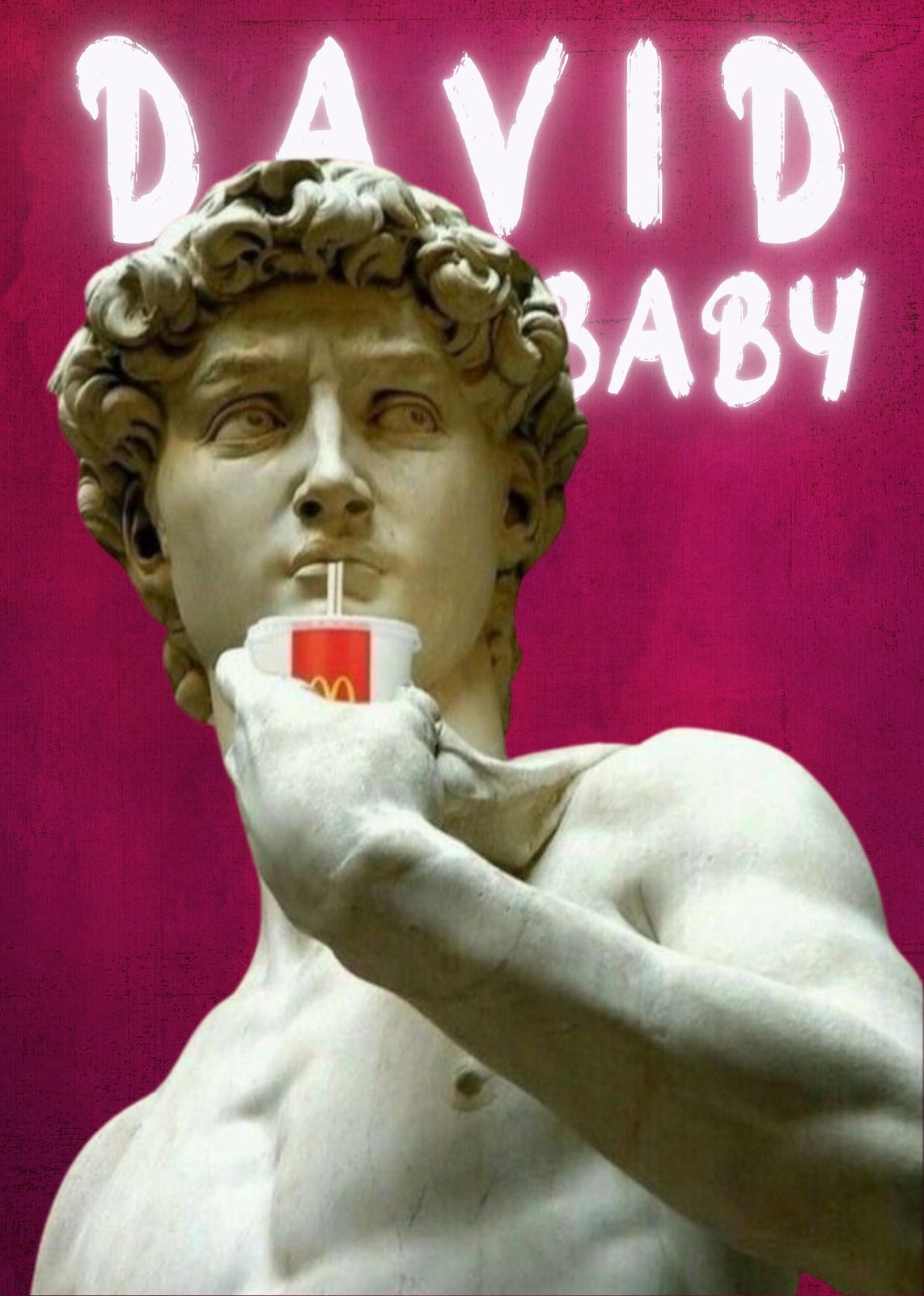 David Baby Pop Art Wall Art