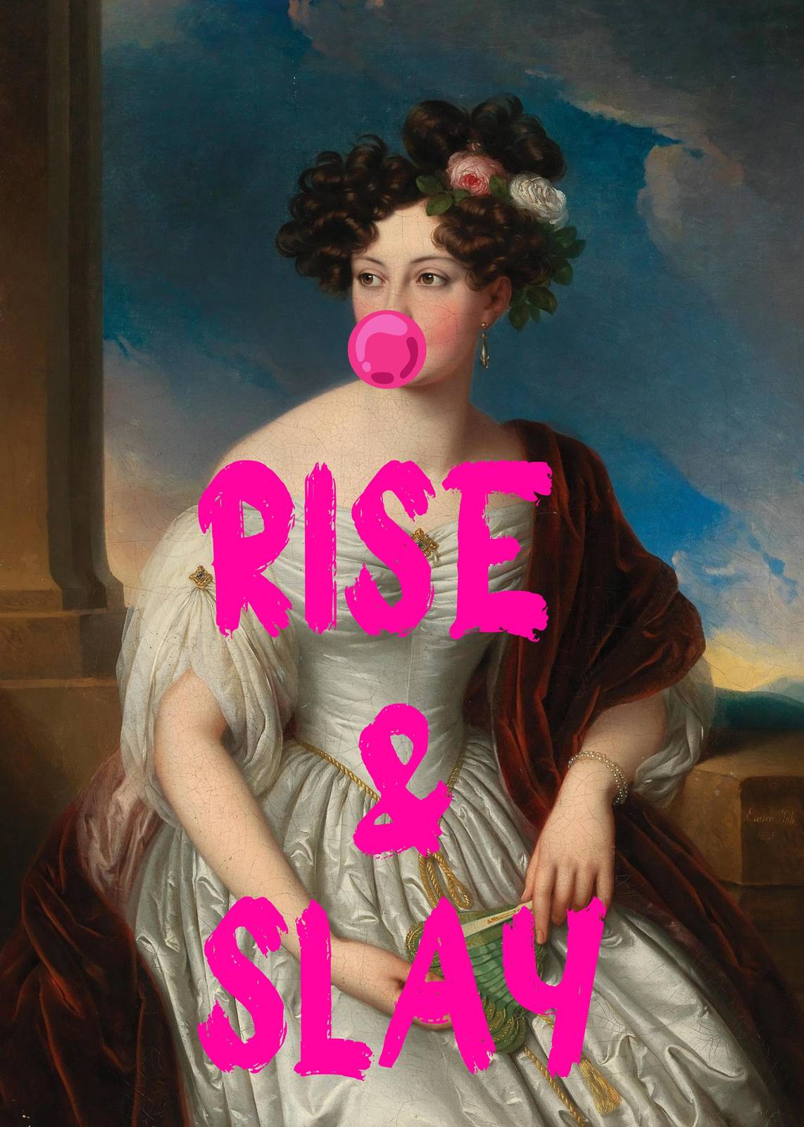 Vintage Queen Rise & Slay Wall Art