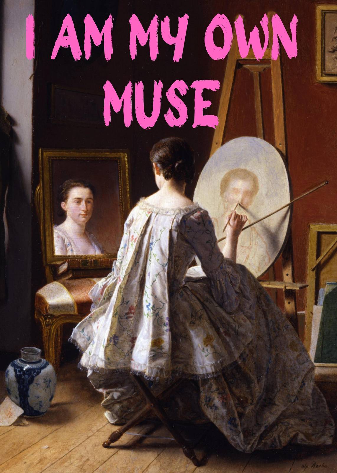 Empowering Artist "I Am My Own Muse" Wall Art