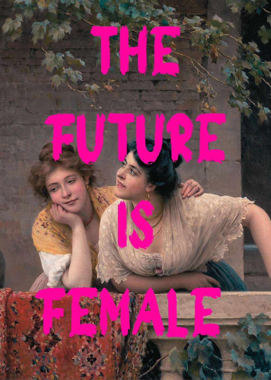 The Future is Female Statement Wall Art