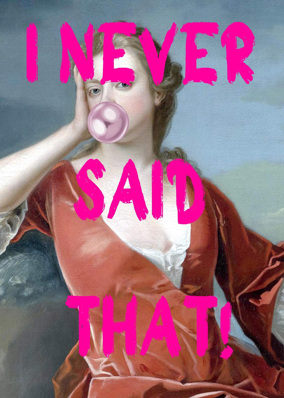 I Never Said That! Pop Art Portrait Wall Art