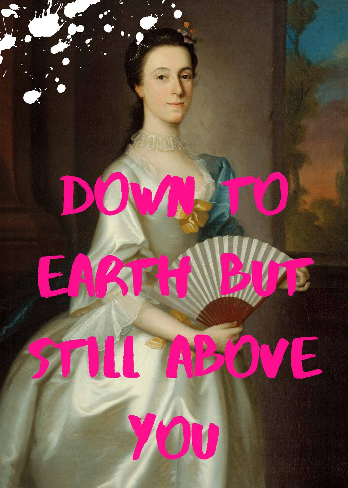 Modern Portrait "Down To Earth" Wall Art