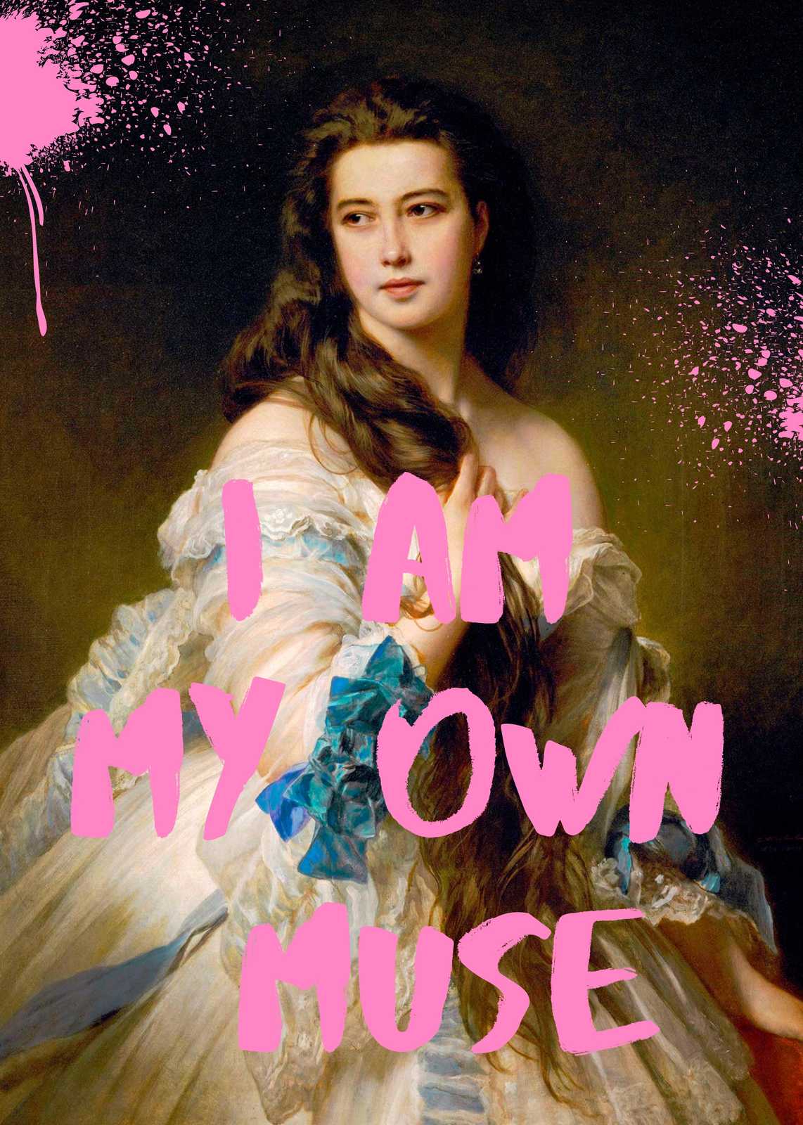 Empowering Portrait "I Am My Own Muse" Wall Art