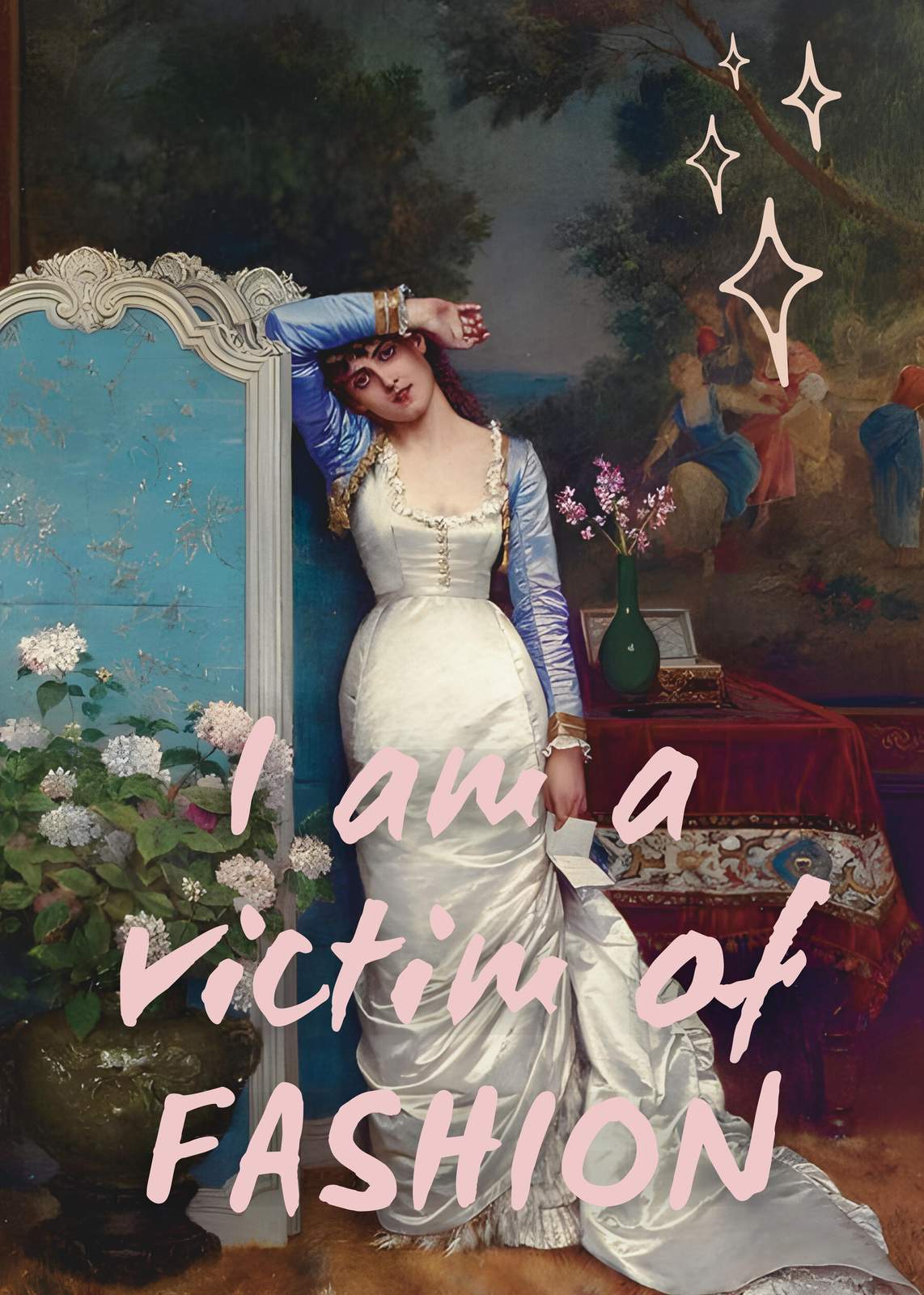 Victorian Fashion Victim Wall Art