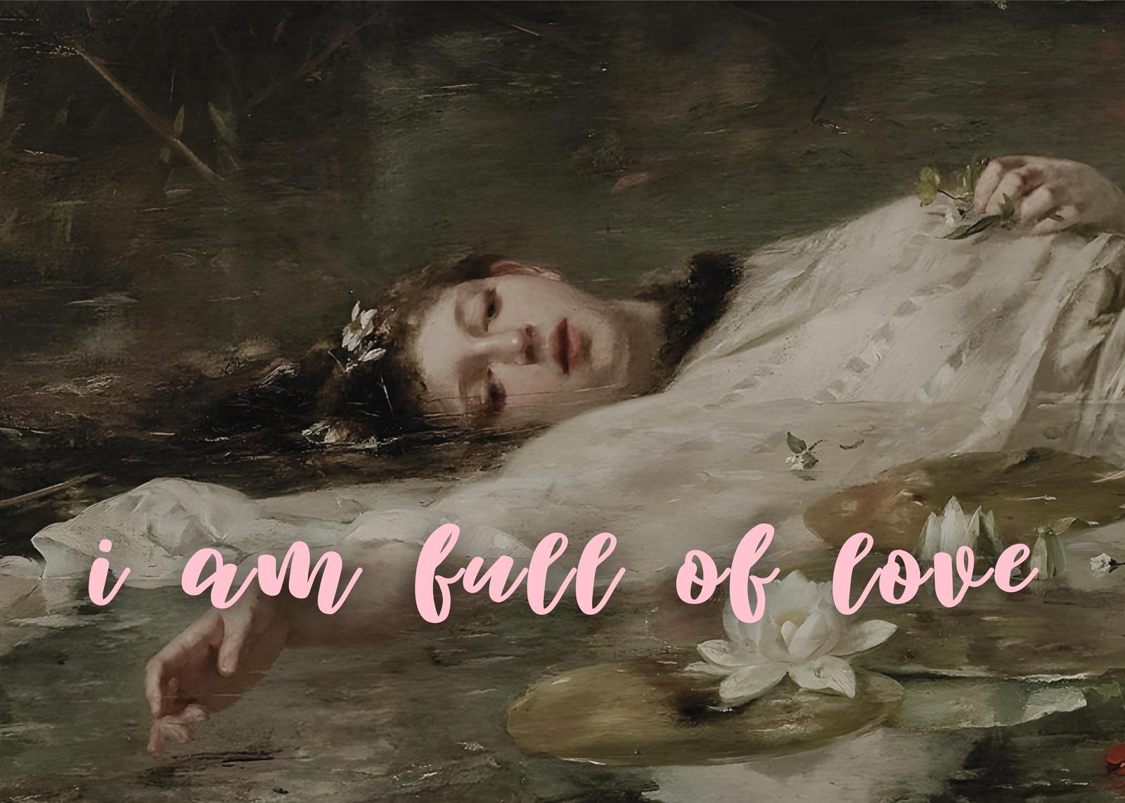 Ophelia's Serenity Pre-Raphaelite Wall Art