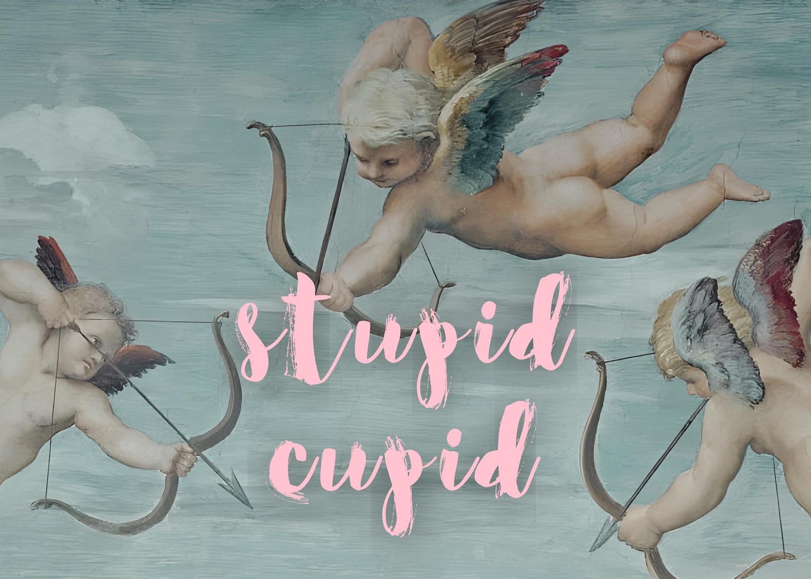 Stupid Cupid Wall Art Wall Art
