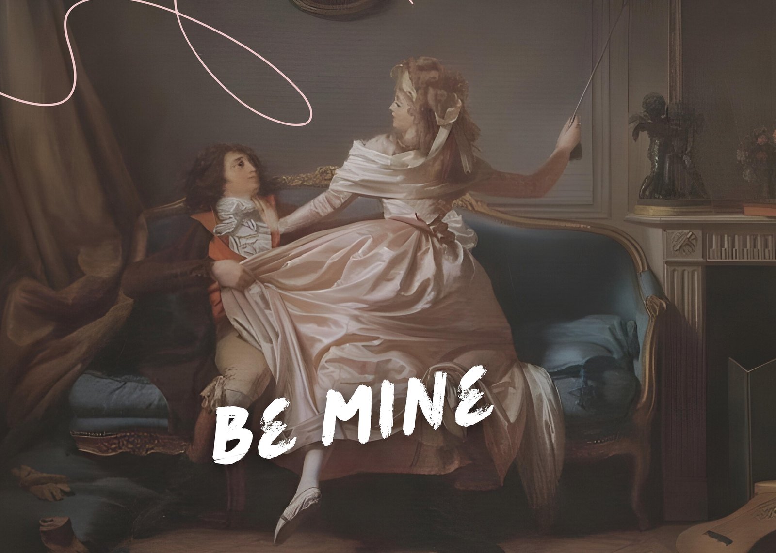 Be Mine Rococo Love Story Wall Art