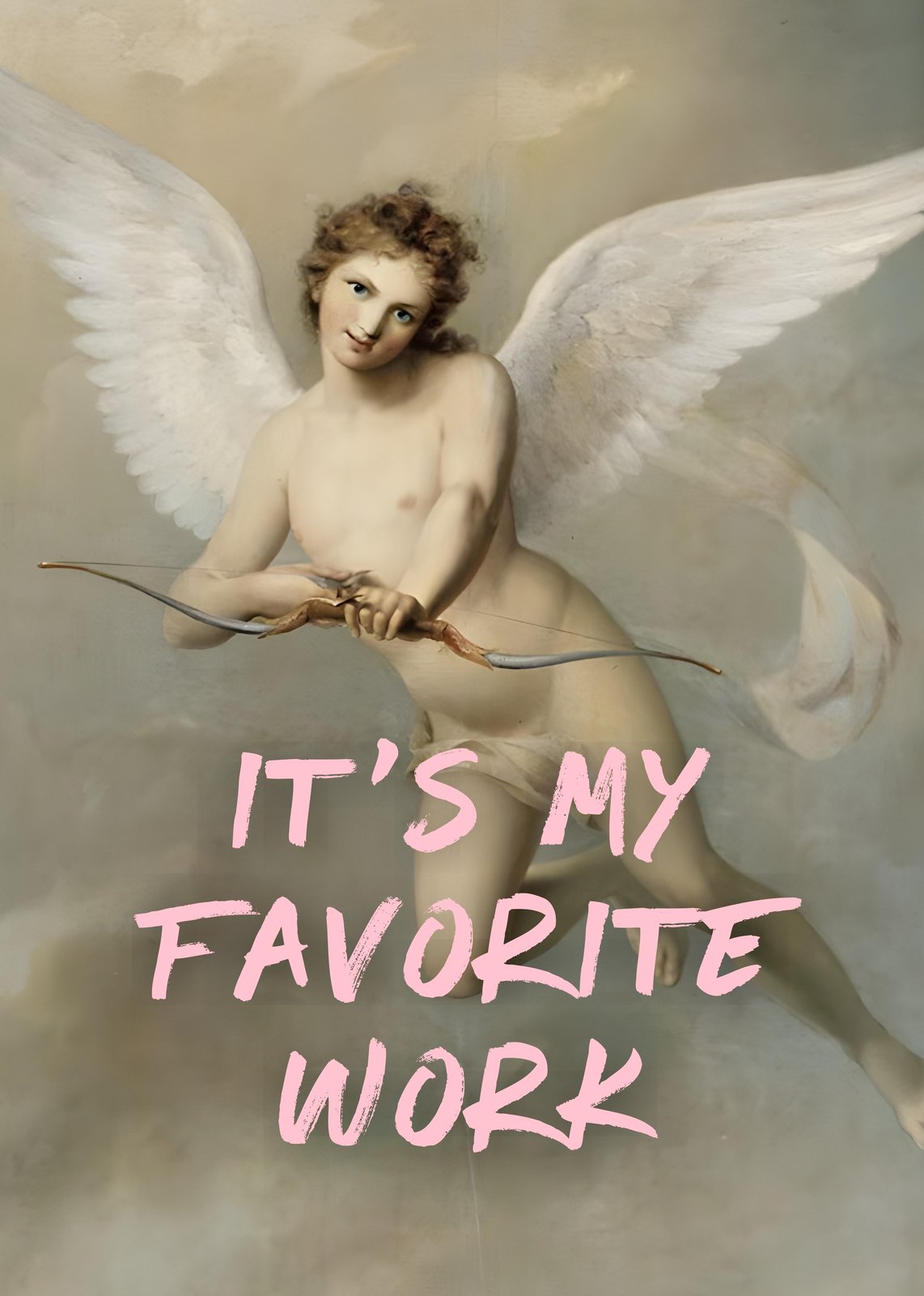 Amor's Favorite Work Wall Art