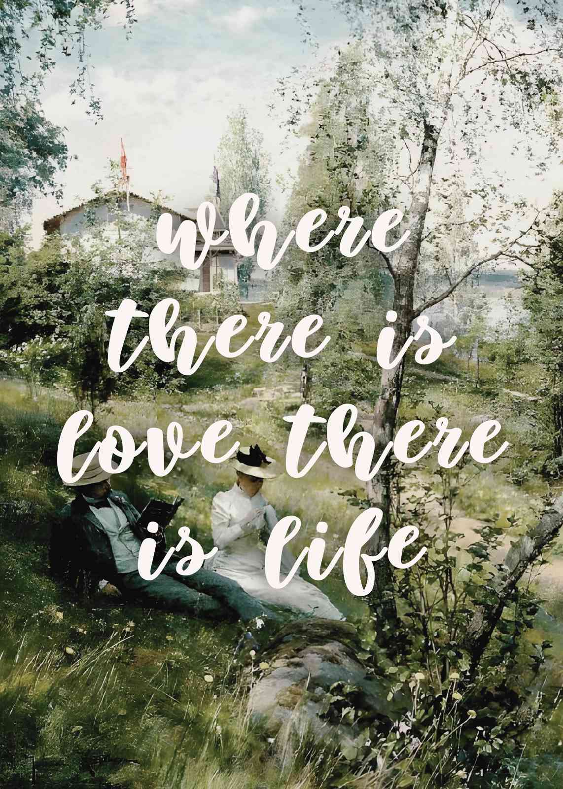 Romantic Garden Life Wall Art