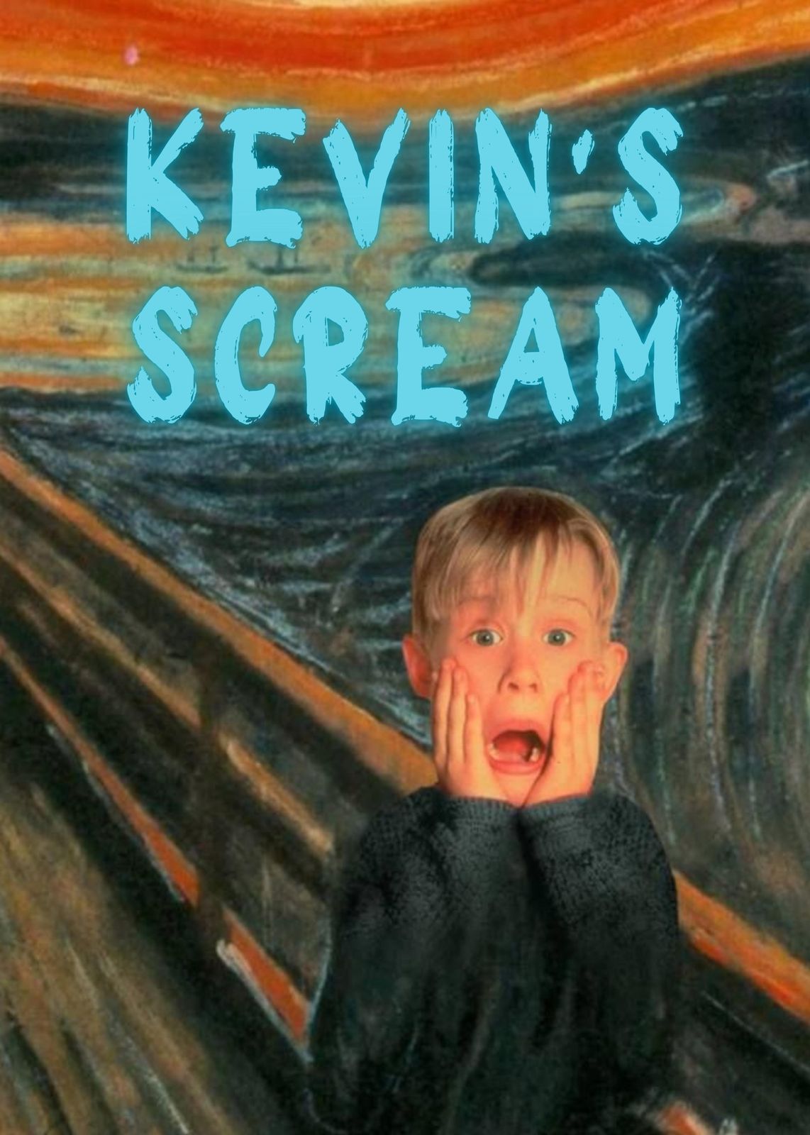 Kevin's Scream Iconic Movie Art Wall Art