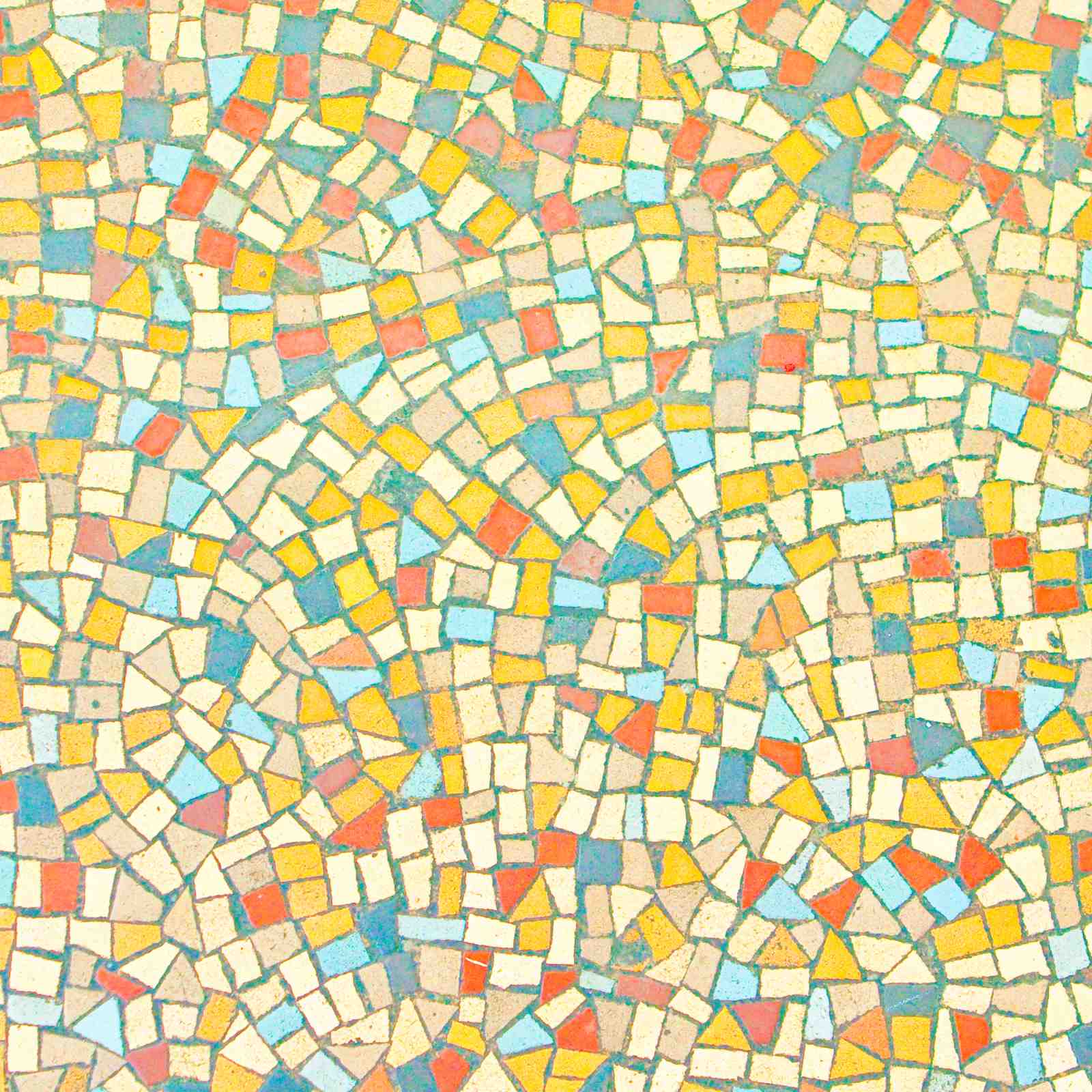 Vibrant Mosaic Tile Pattern Wall Art