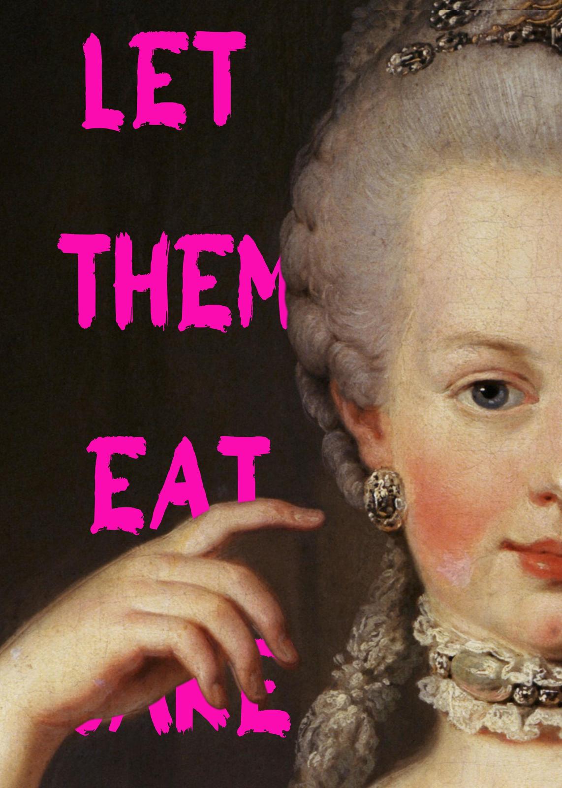 Let Them Eat Cake - Queen Portrait Wall Art