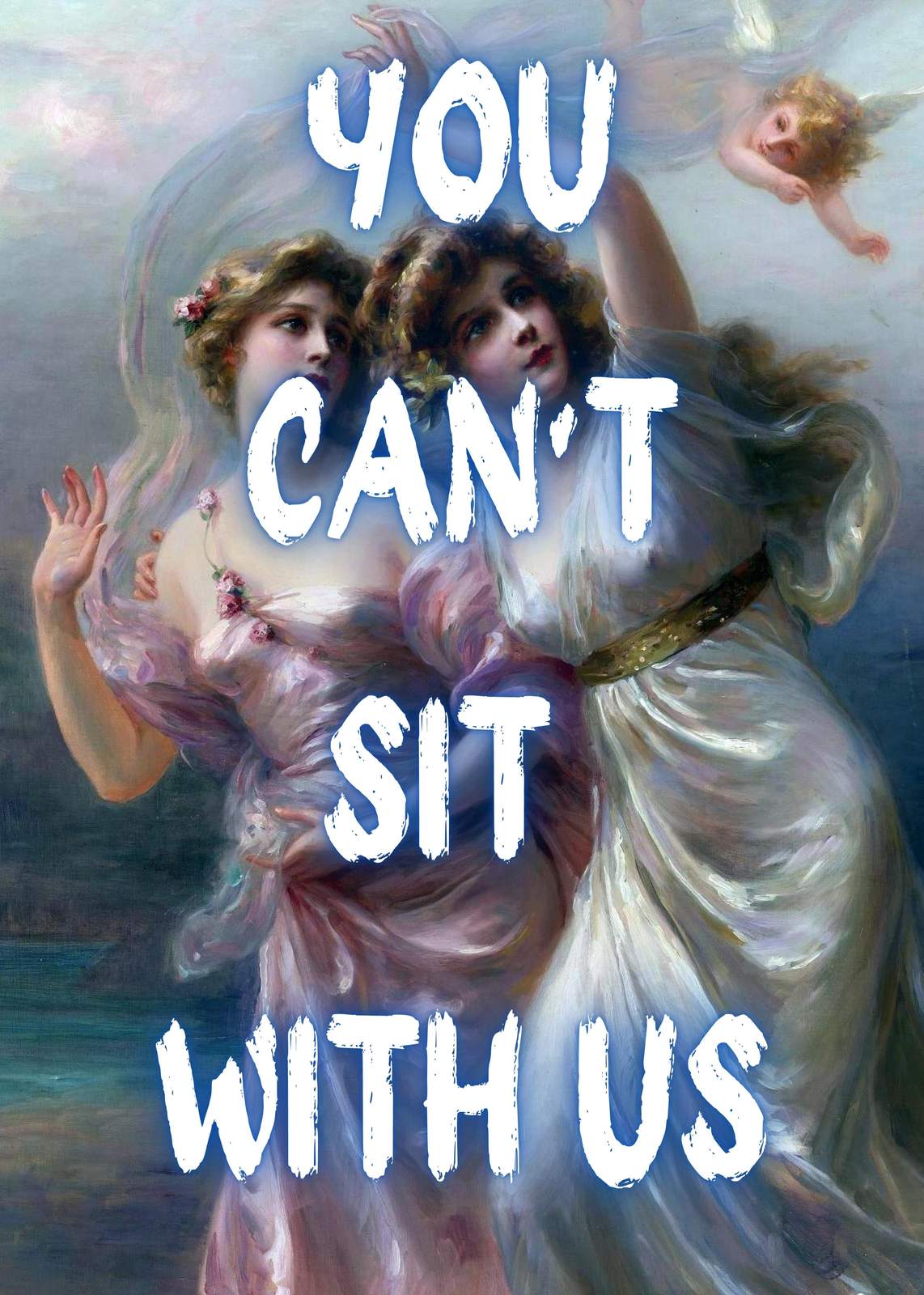 Mean Girls "You Can't Sit With Us" Art Wall Art